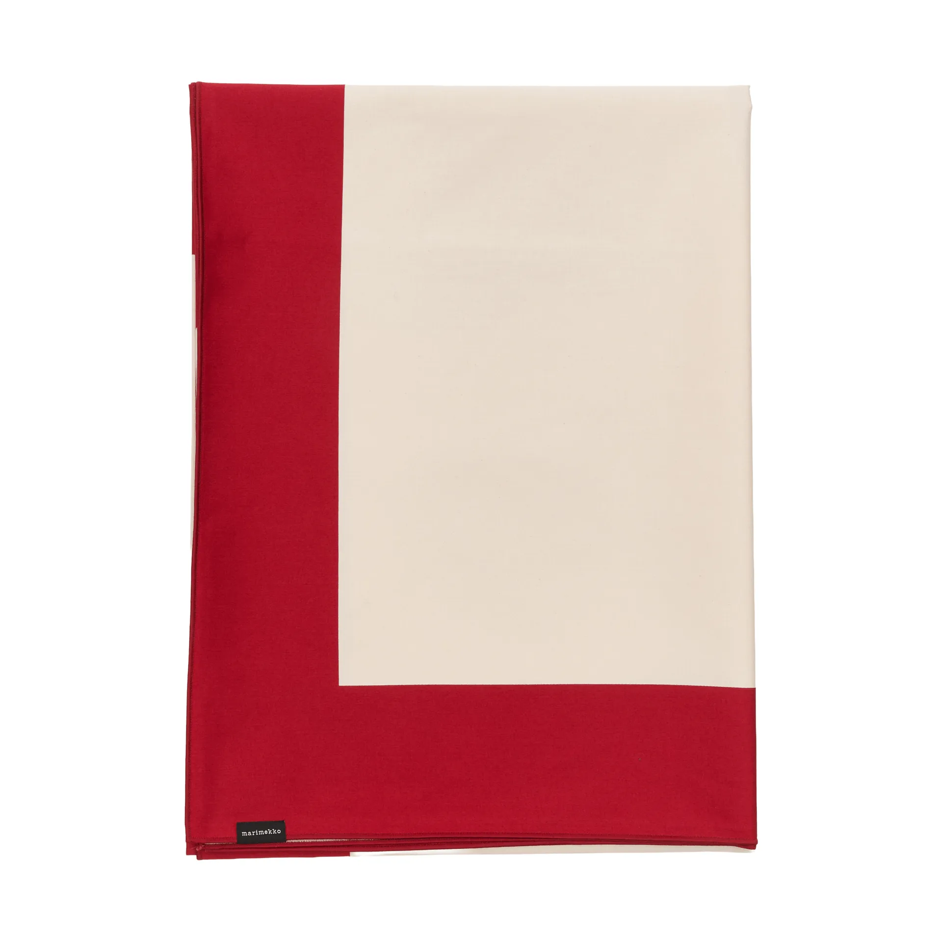 Unikko Tischdecke, Off white-Cranberry-Rose, 140x140 cm Marimekko