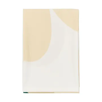 Unikko Tischdecke - White-hay-sand-emerald - Marimekko