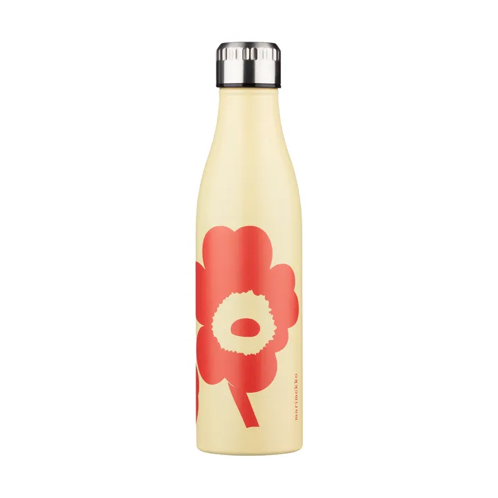 Unikko Wasserflasche - Sand-orange red, 0,5 L - Marimekko
