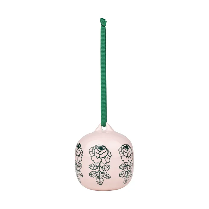 Vihkiruusu Dekorationsanhänger - Rosa, 7x7 cm - Marimekko