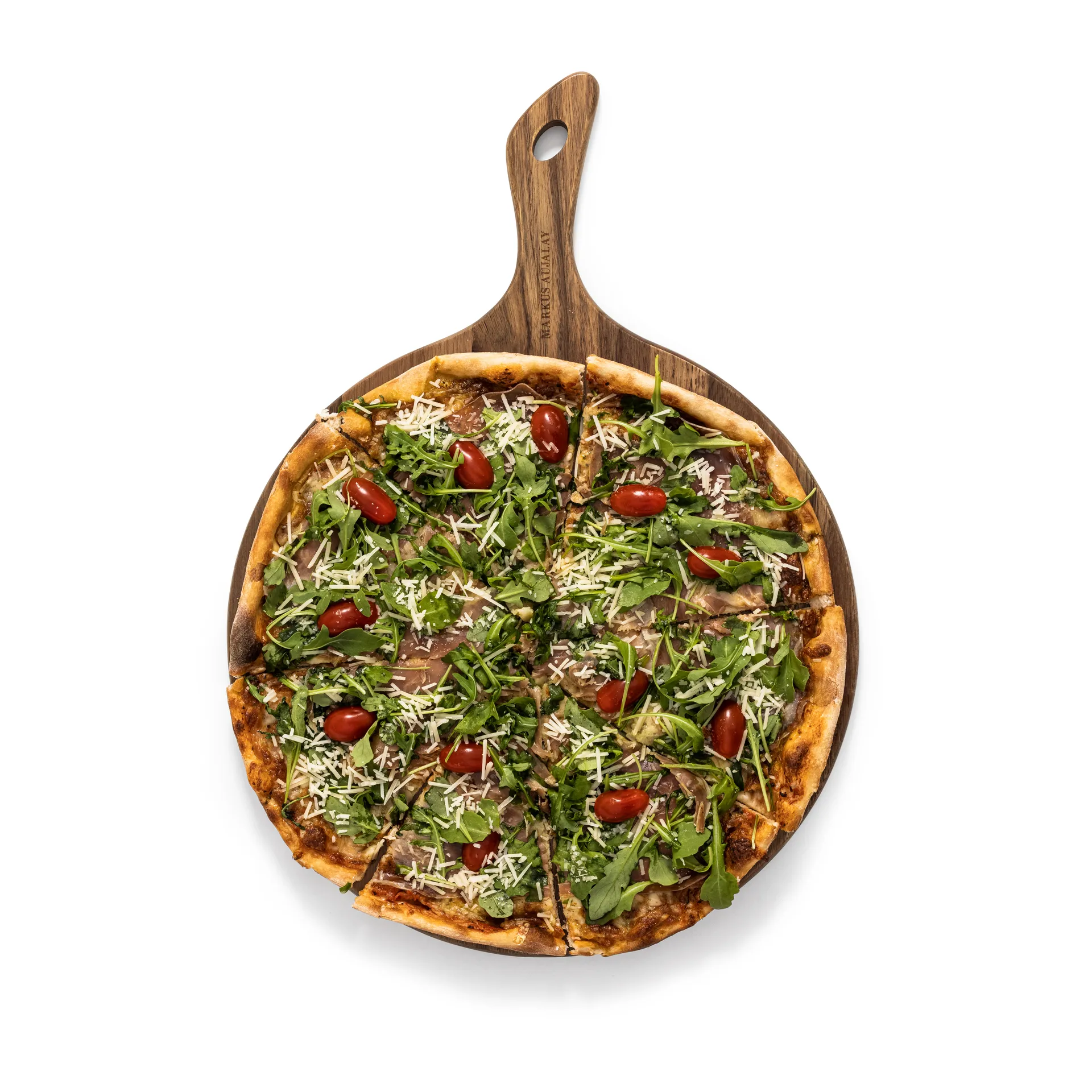 Markus rundes Serviertablett 35 x 48cm, Akazie Markus Aujalay