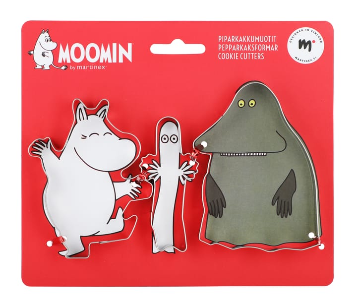 Mumin Mumin-Troll Pfefferkuchenformen 3er-Pack - Grau - Martinex