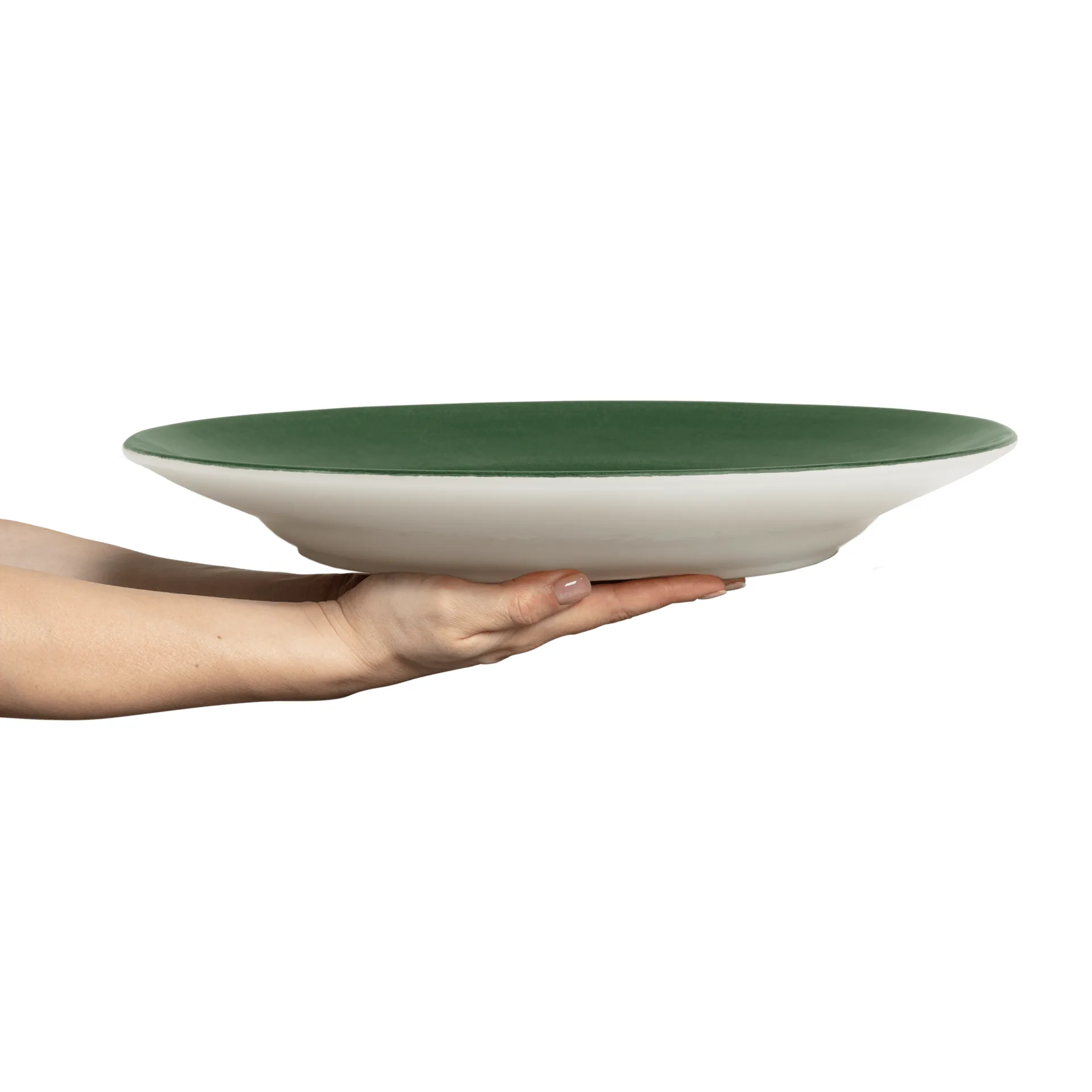 Basic Servierplatte Ø41 cm, Waldgrün Mateus
