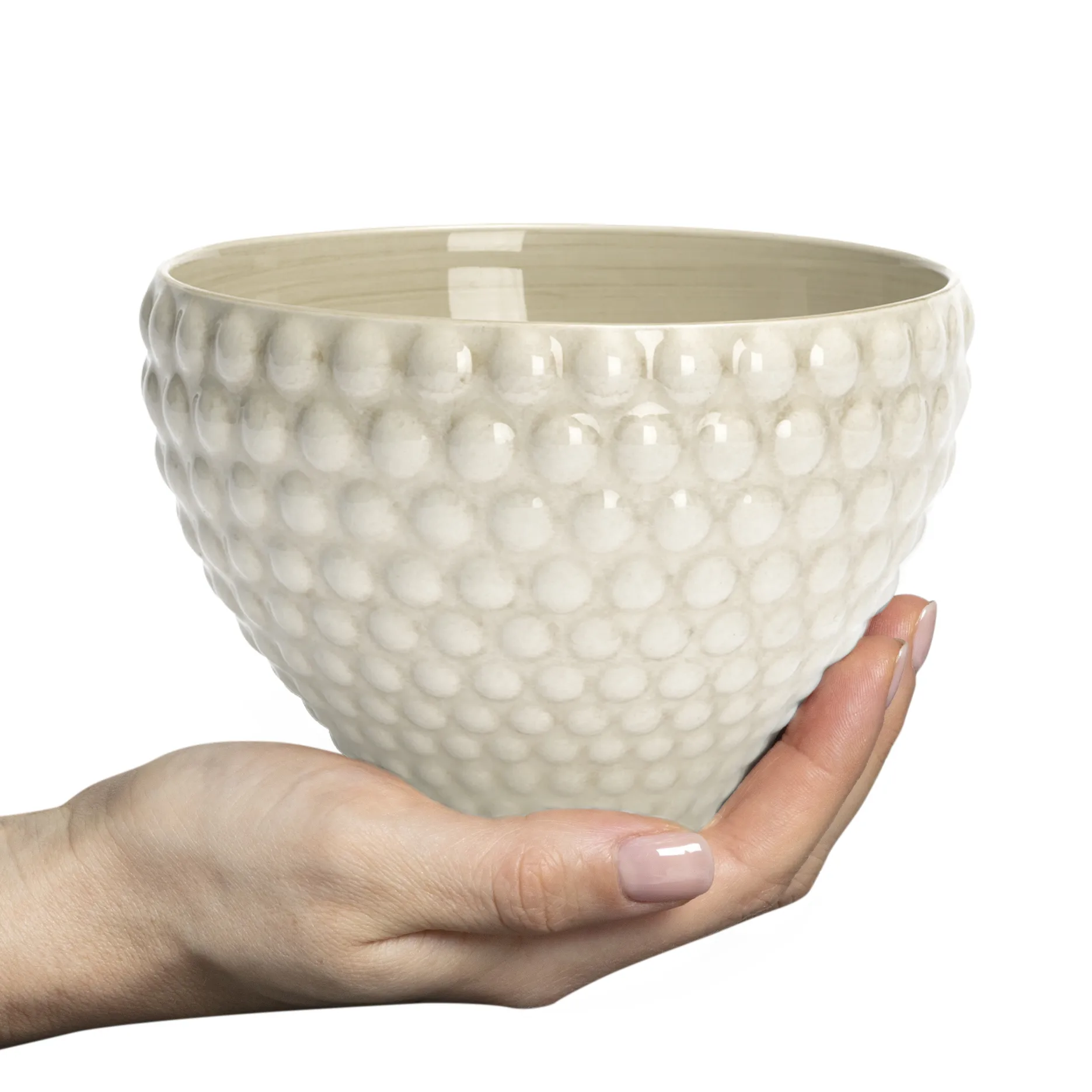 Bubbles Schale 60cl, Sand Mateus