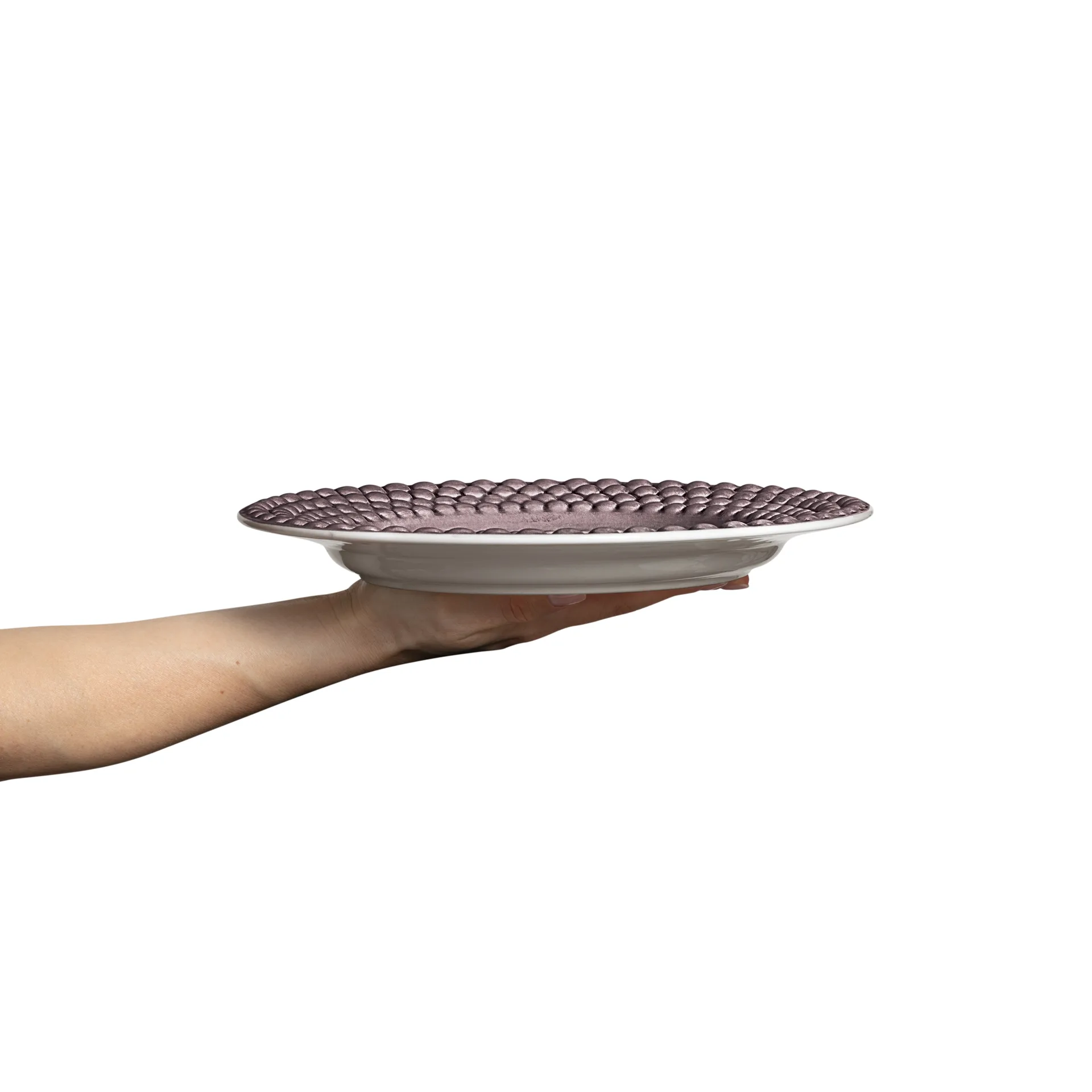 Bubbles Teller 28cm, Pflaume Mateus