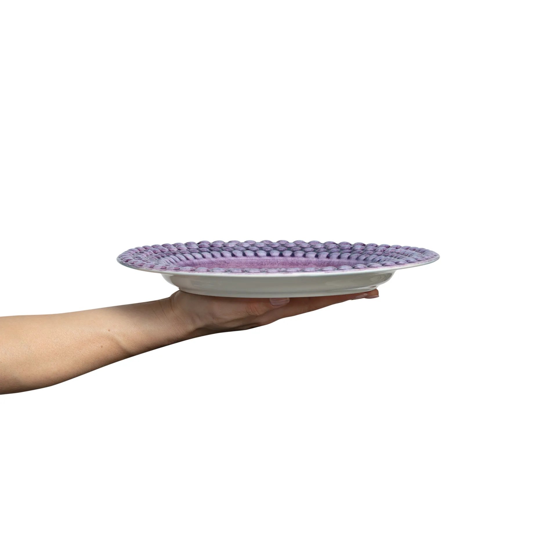 Bubbles Teller 28cm, Violett Mateus