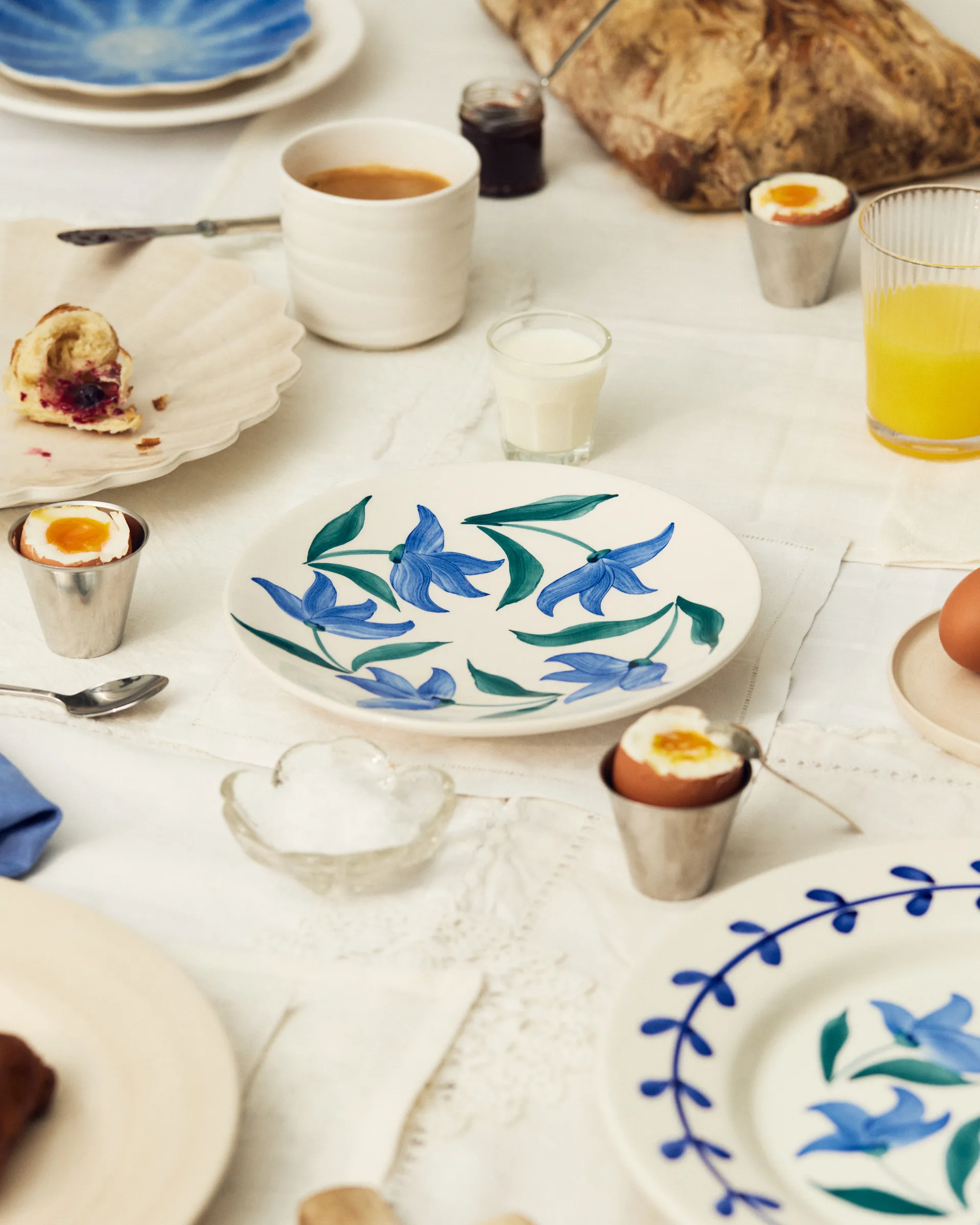 Flowers blossom Teller Ø20 cm, Weiß Mateus