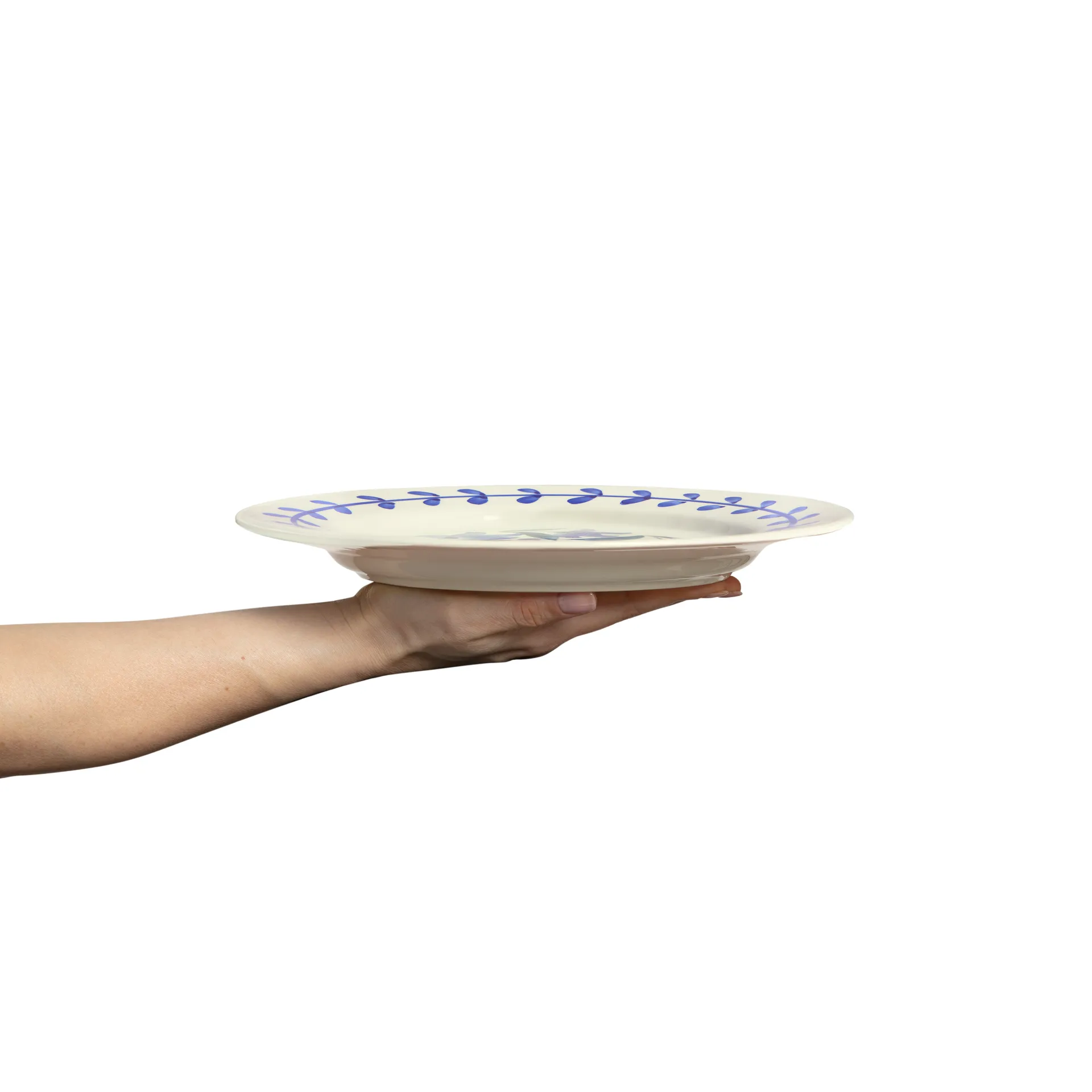 Flowers blossom Teller Ø28 cm, Weiß Mateus