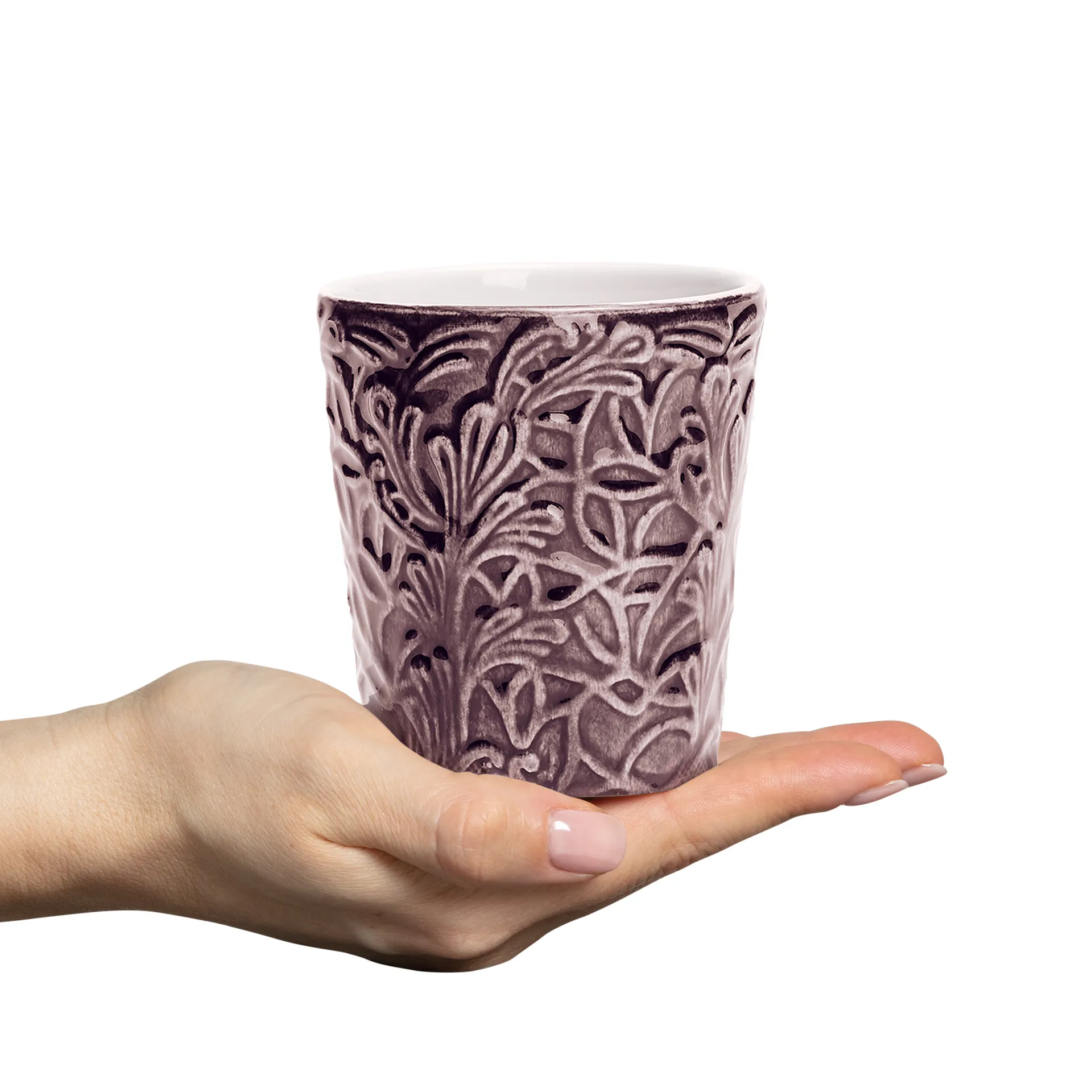 Lace Becher 30cl, Pflaume Mateus