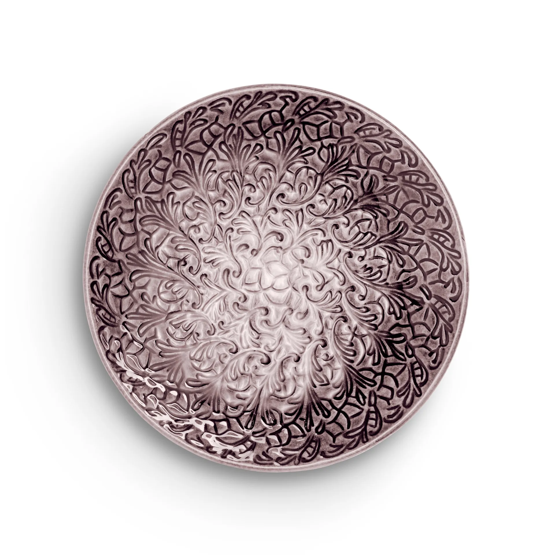 Lace Teller 20cm, Pflaume Mateus