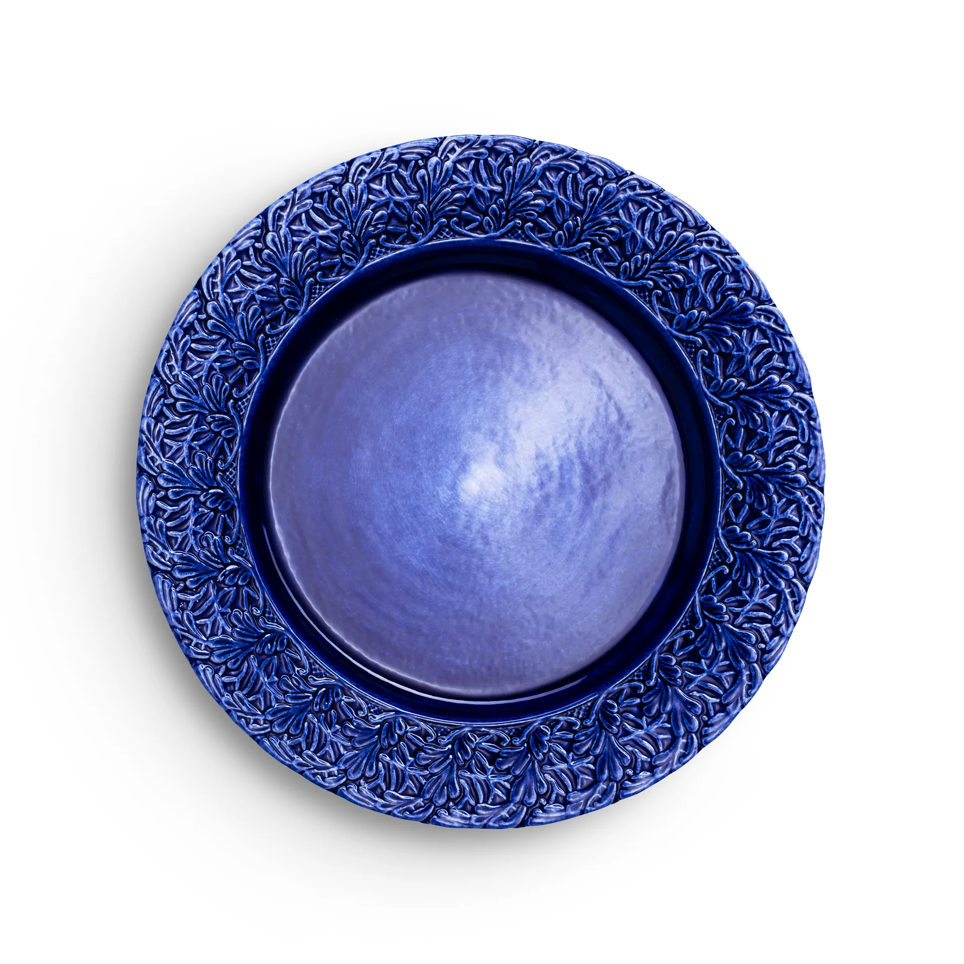 Lace Teller 25cm, Blau Mateus