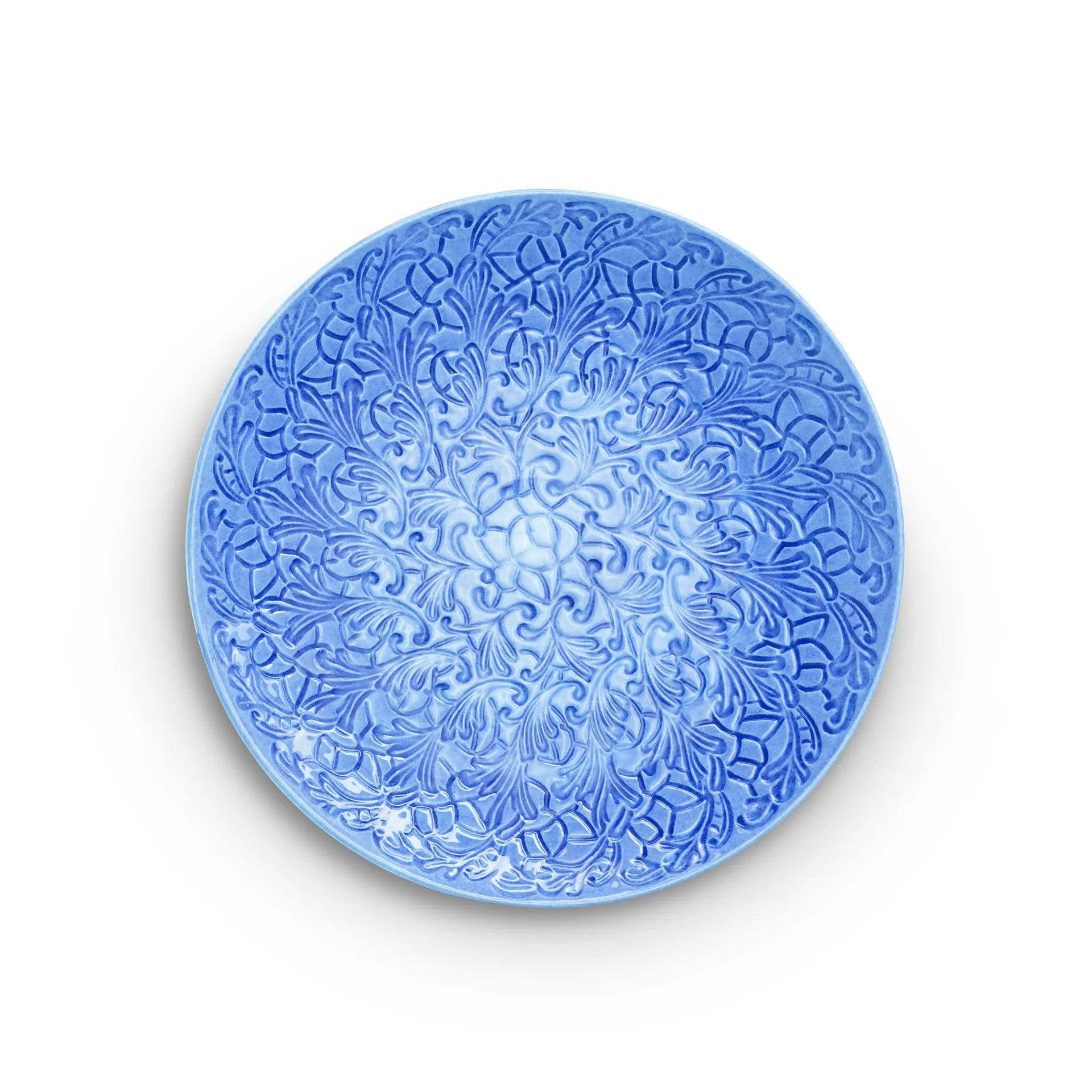 Lace Teller 34cm, Hellblau Mateus