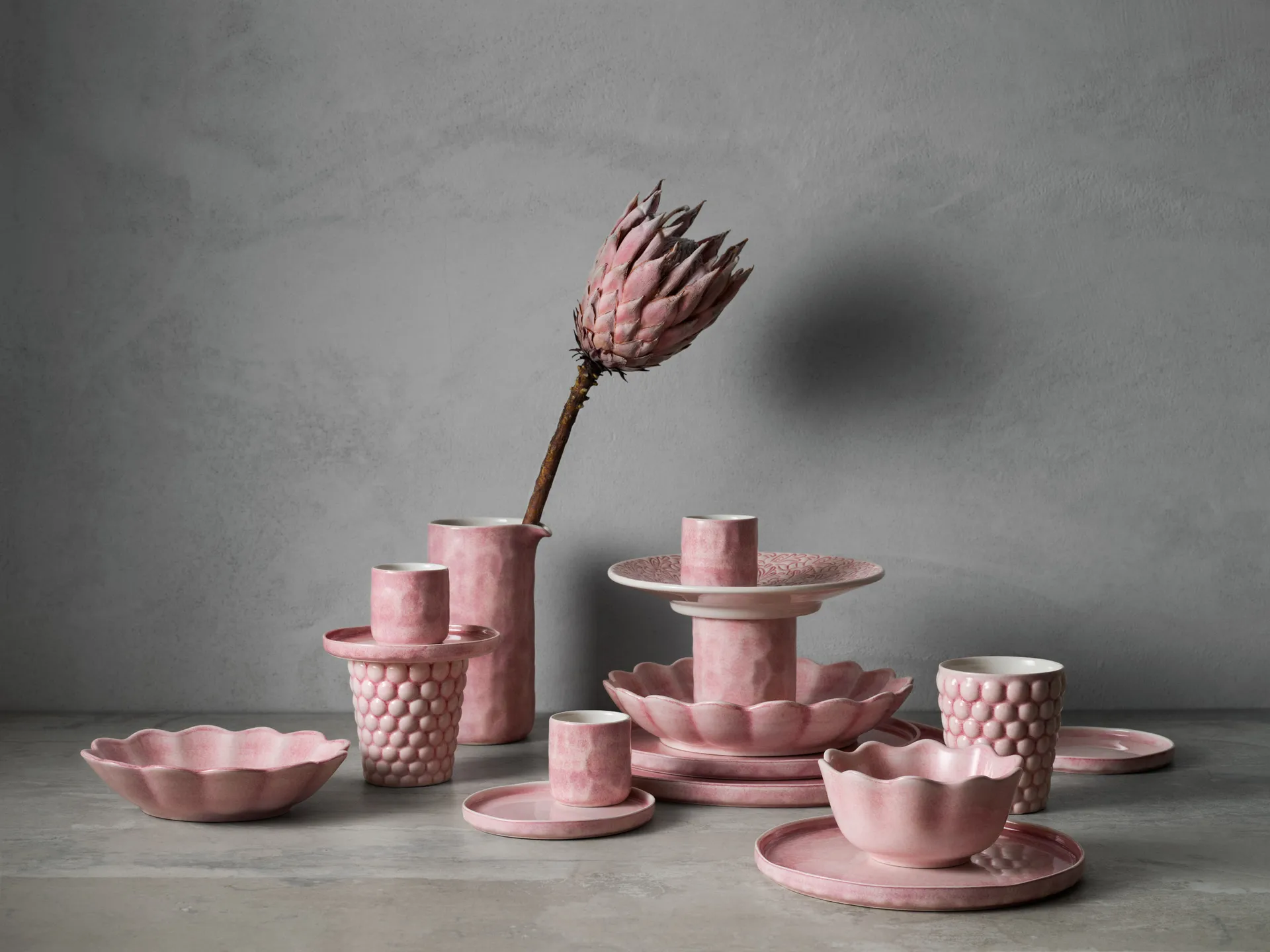 MSY Teller 20cm, Hellrosa Mateus