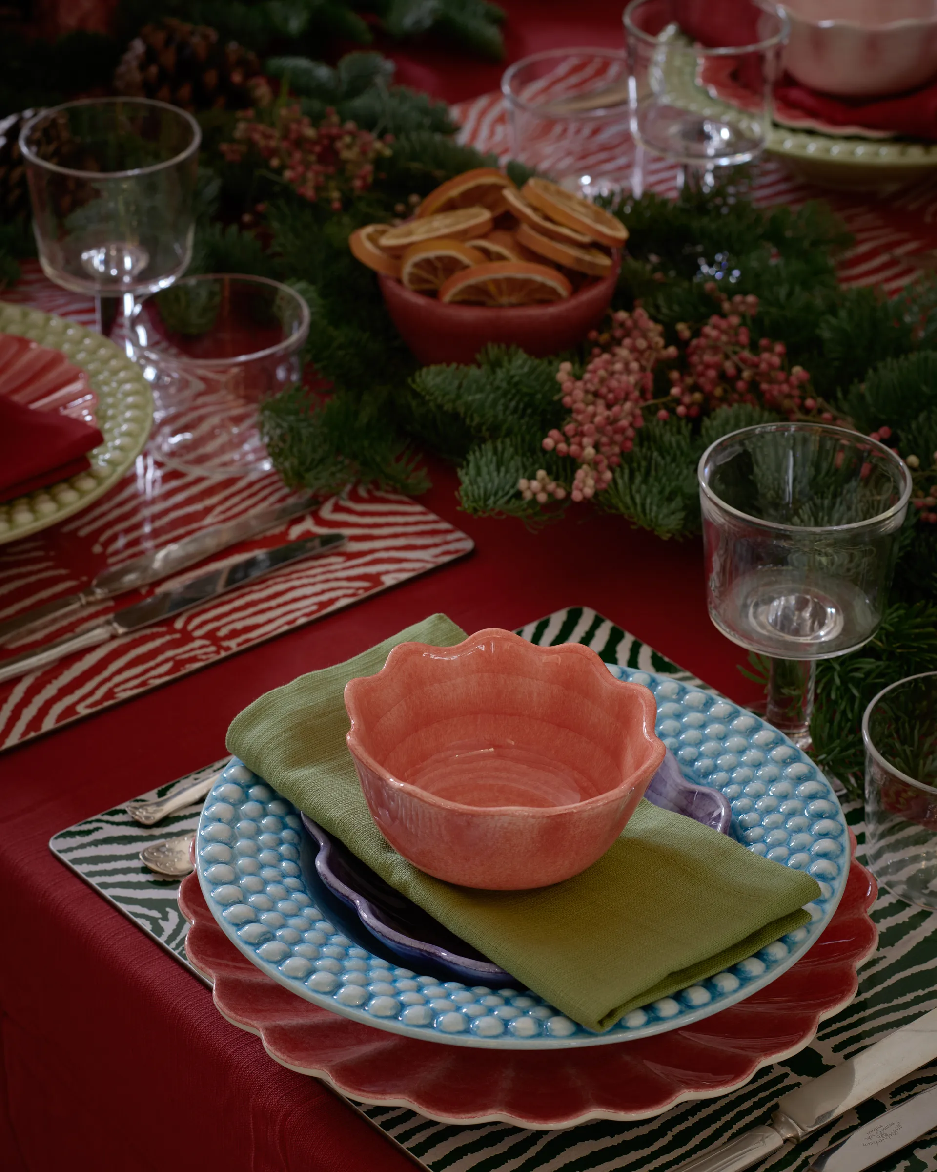 Oyster Schale Ø13cm, Rot Mateus