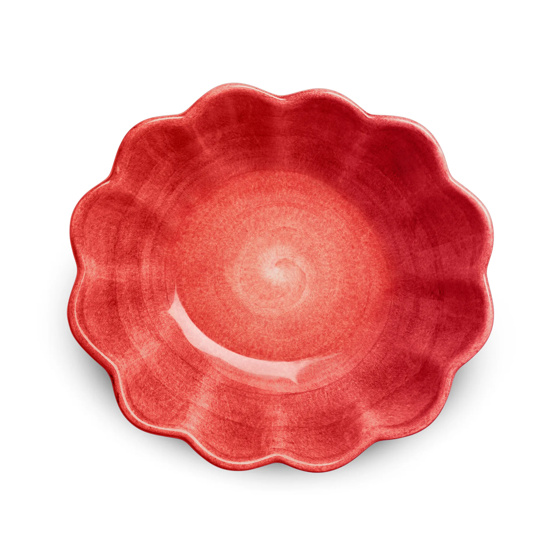 Oyster Schale 16 x 18cm, Rot Mateus