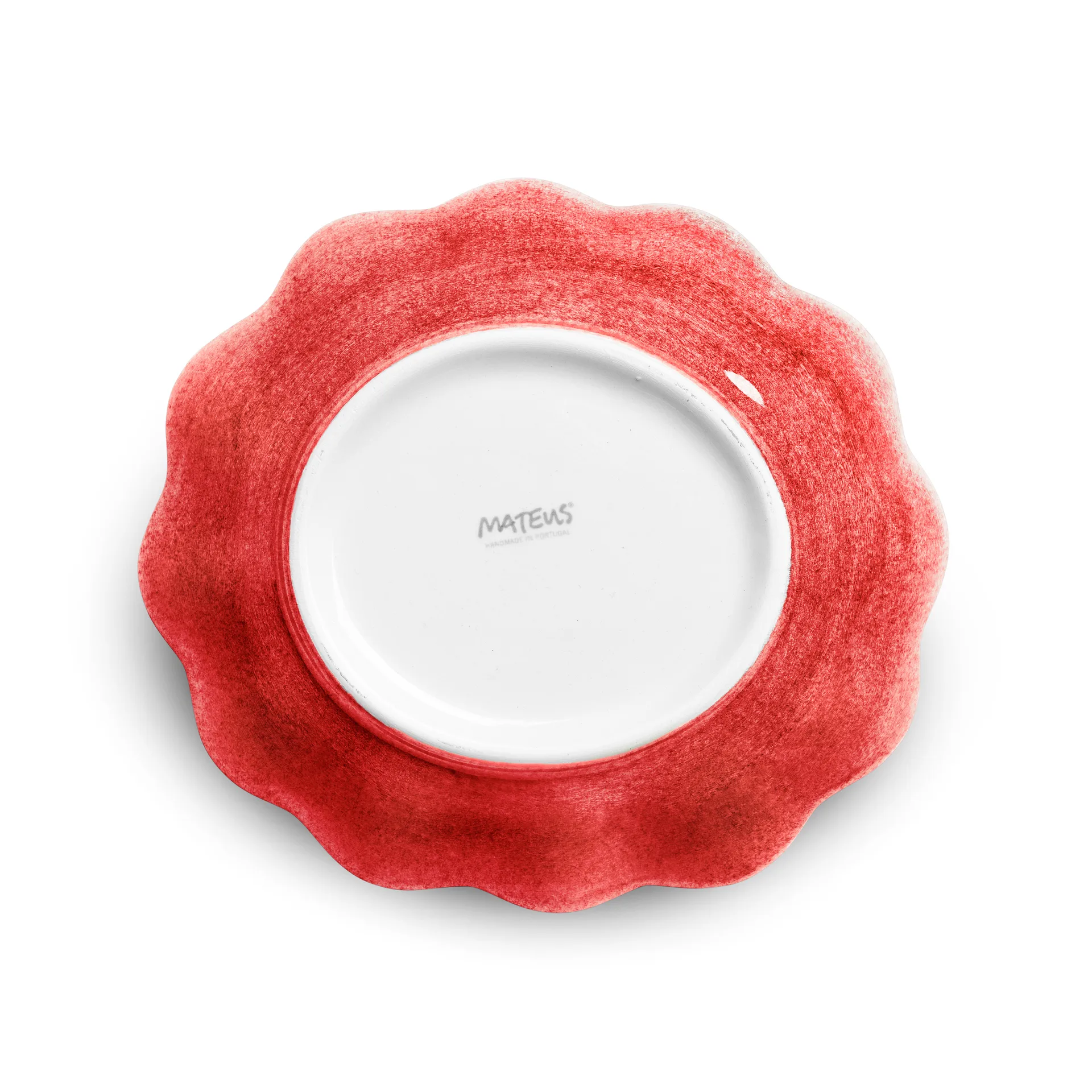 Oyster Schale 16 x 18cm, Rot Mateus