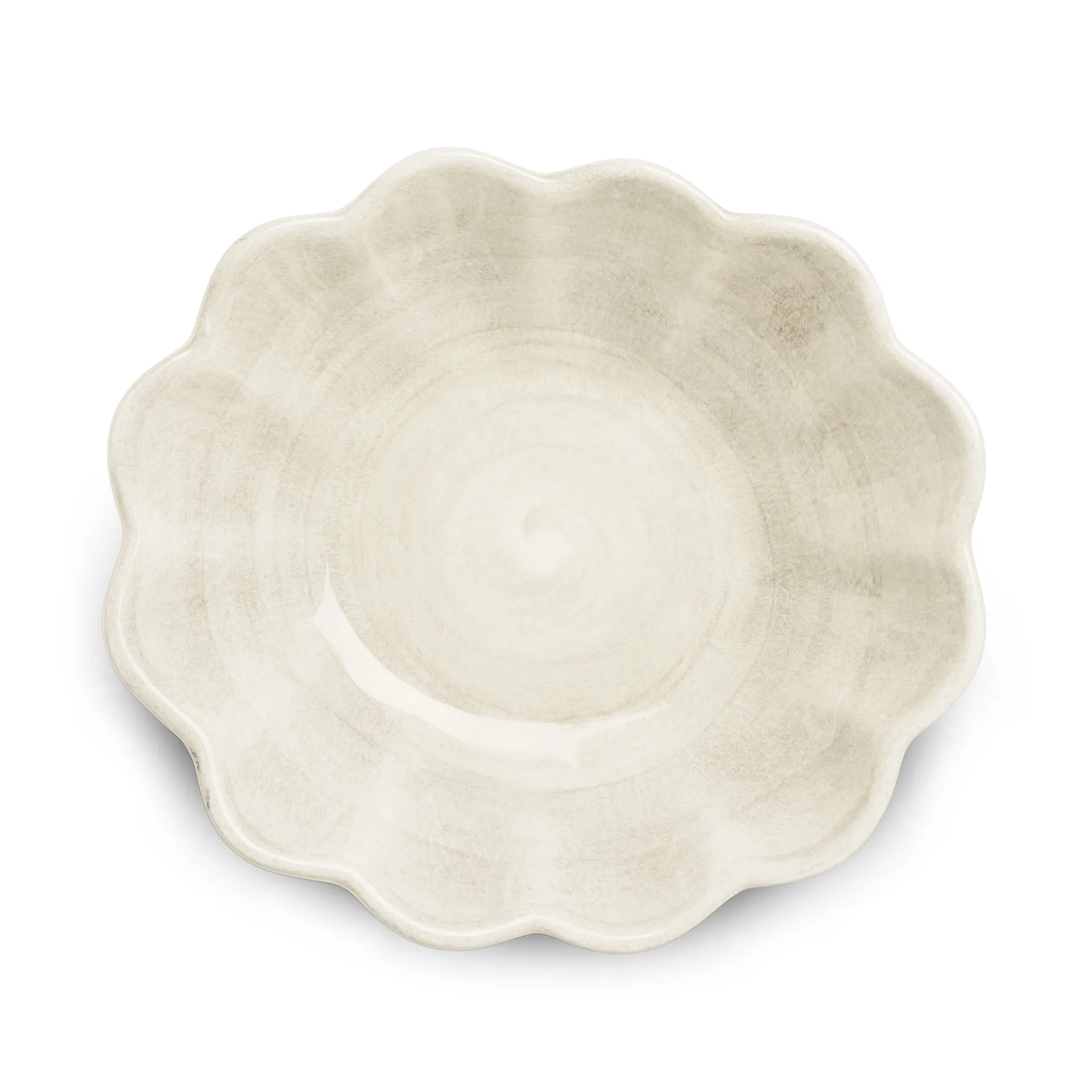 Oyster Schale 16 x 18cm, Sand Mateus