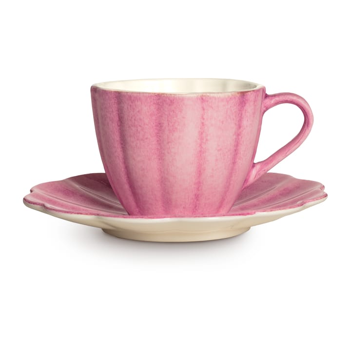 Oyster Tasse mit Untertasse 25 cl - Rosa - Mateus