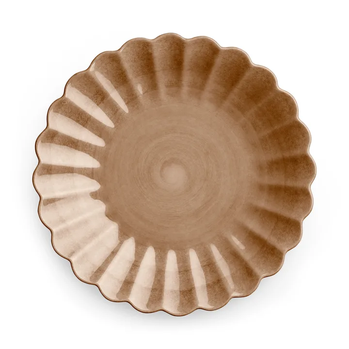 Oyster Teller 20 cm - Cinnamon - Mateus