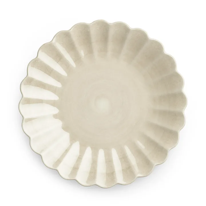 Oyster Teller 20 cm - Sand - Mateus