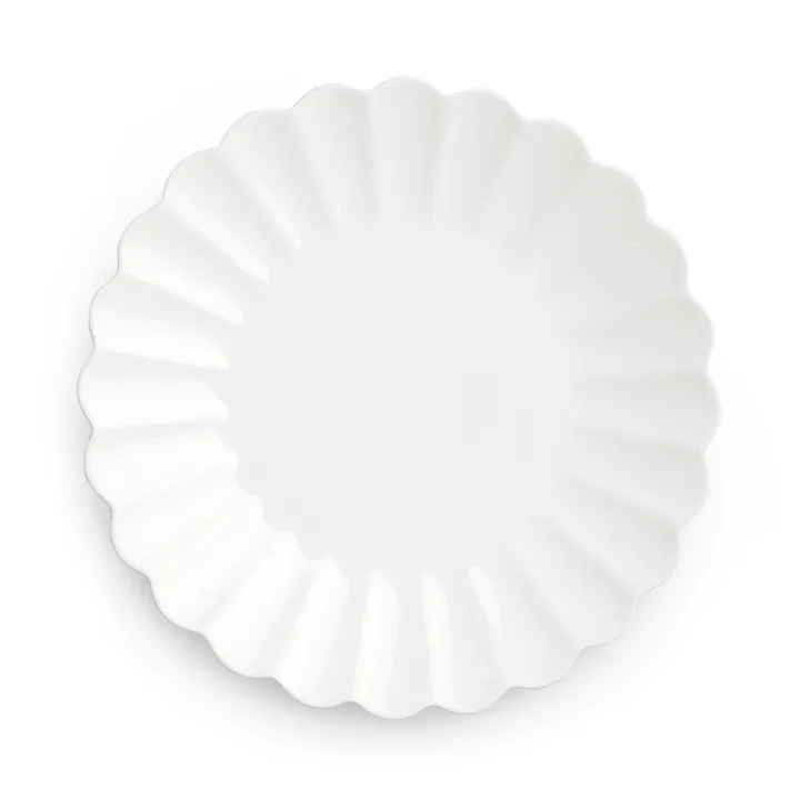 Oyster Teller 20 cm - Weiß - Mateus