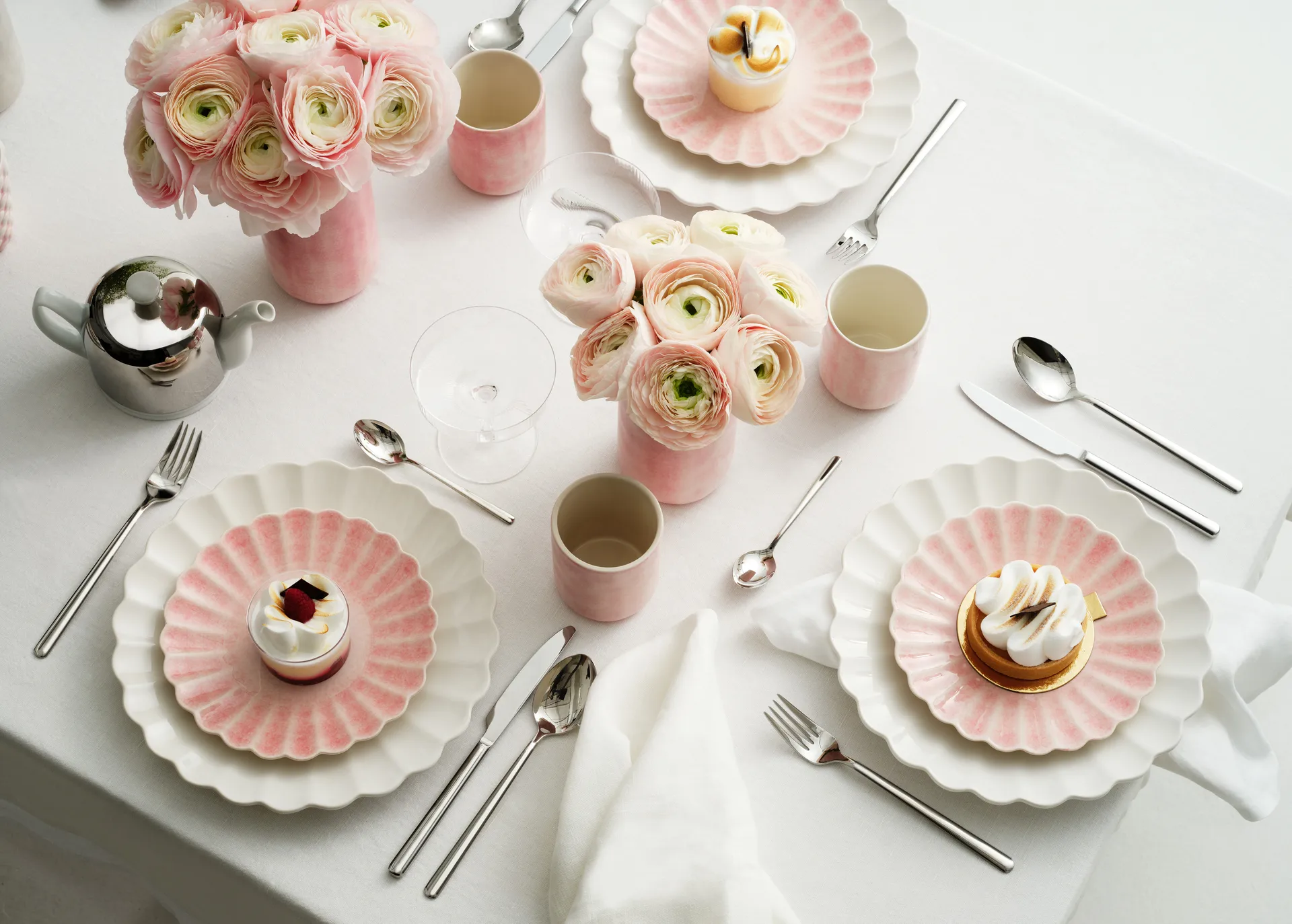 Oyster Teller 20cm, Hellrosa Mateus