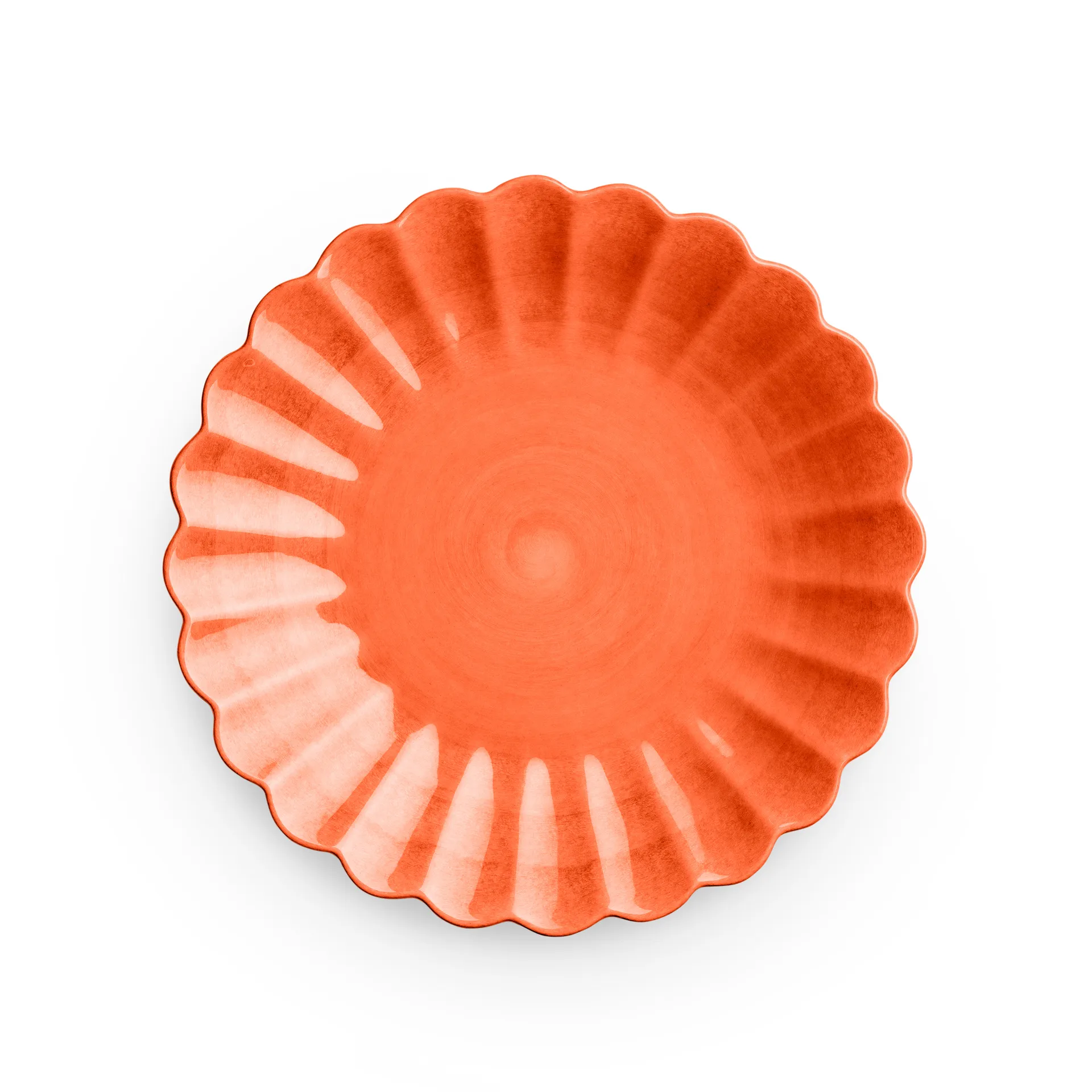 Oyster Teller 20cm, Orange Mateus