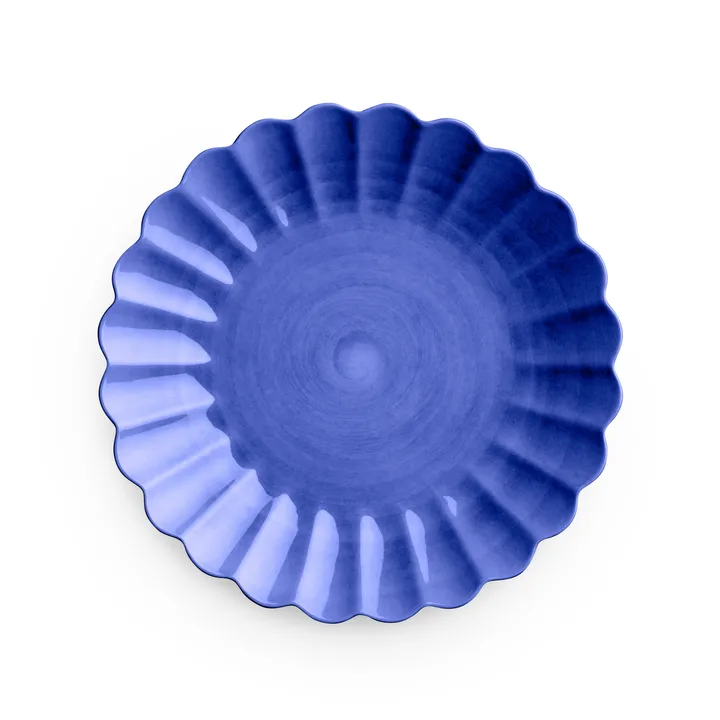 Oyster Teller 28 cm - Blau - Mateus