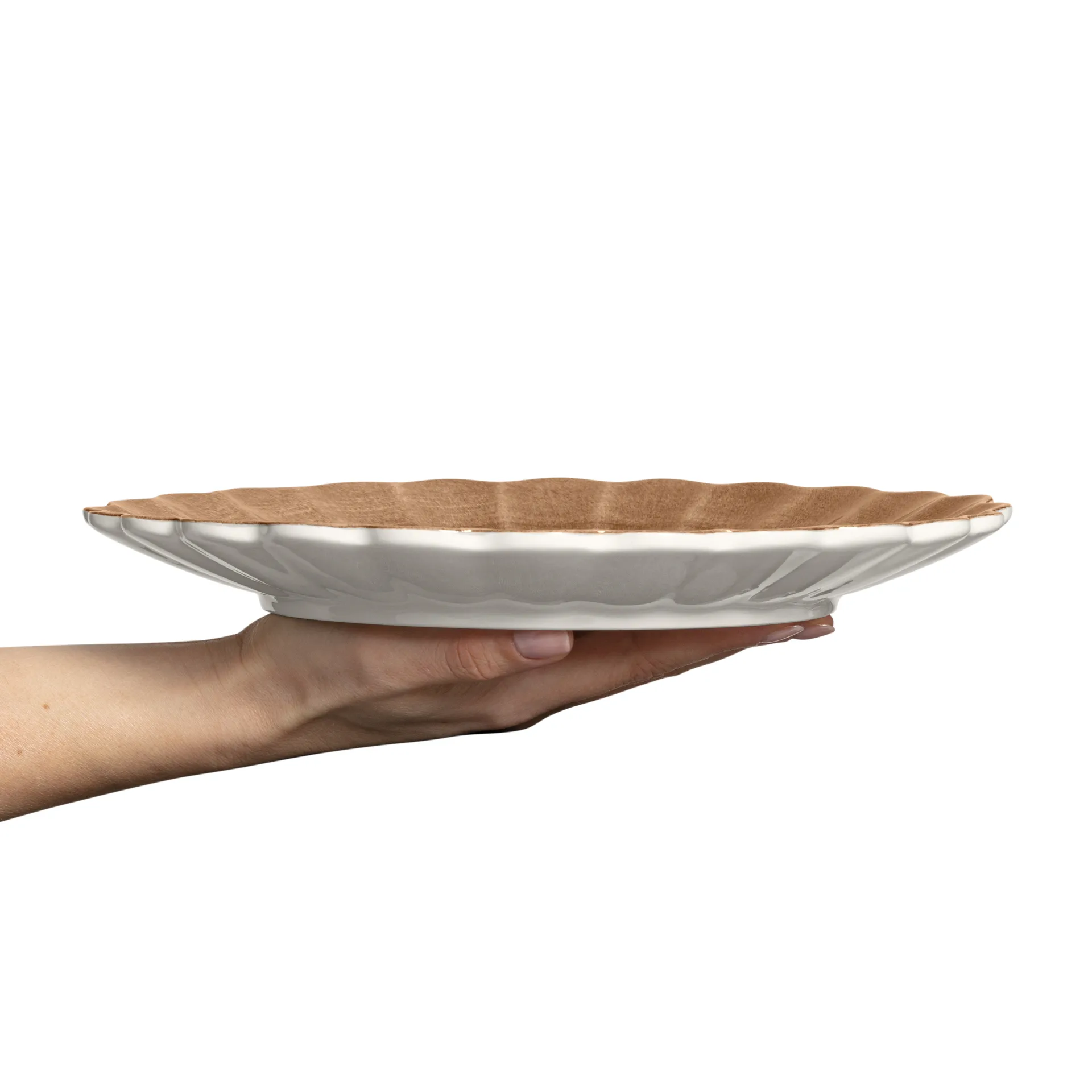 Oyster Teller 28 cm, Cinnamon Mateus