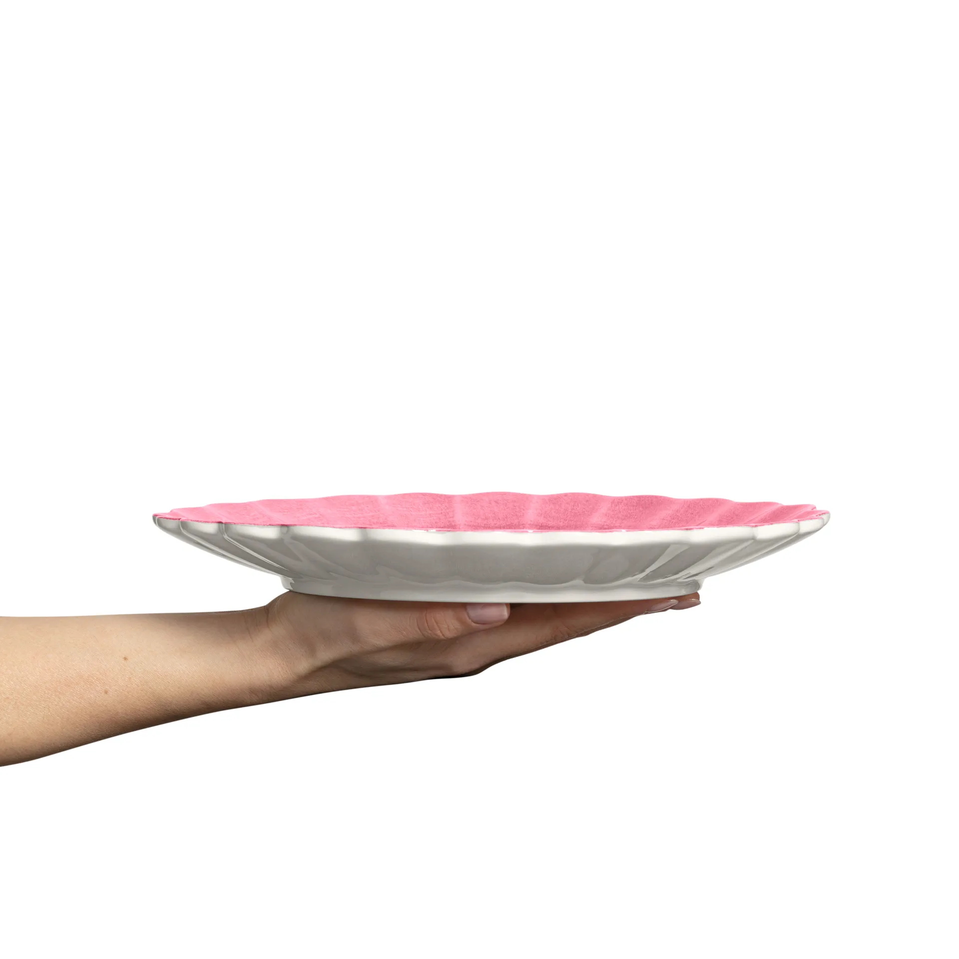 Oyster Teller 28 cm, Rosa Mateus