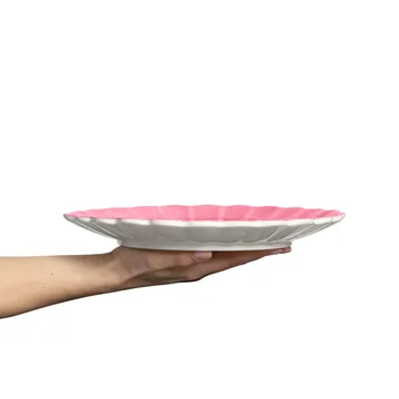 Oyster Teller 28 cm - Rosa - Mateus