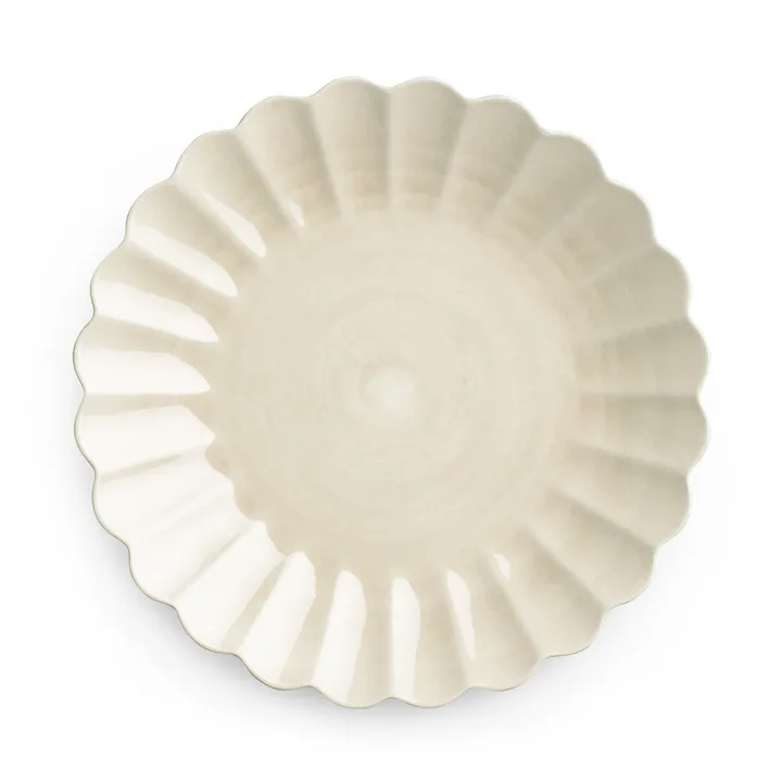 Oyster Teller 28 cm - Sand - Mateus