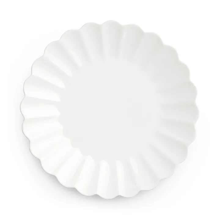 Oyster Teller 28 cm - Weiß - Mateus