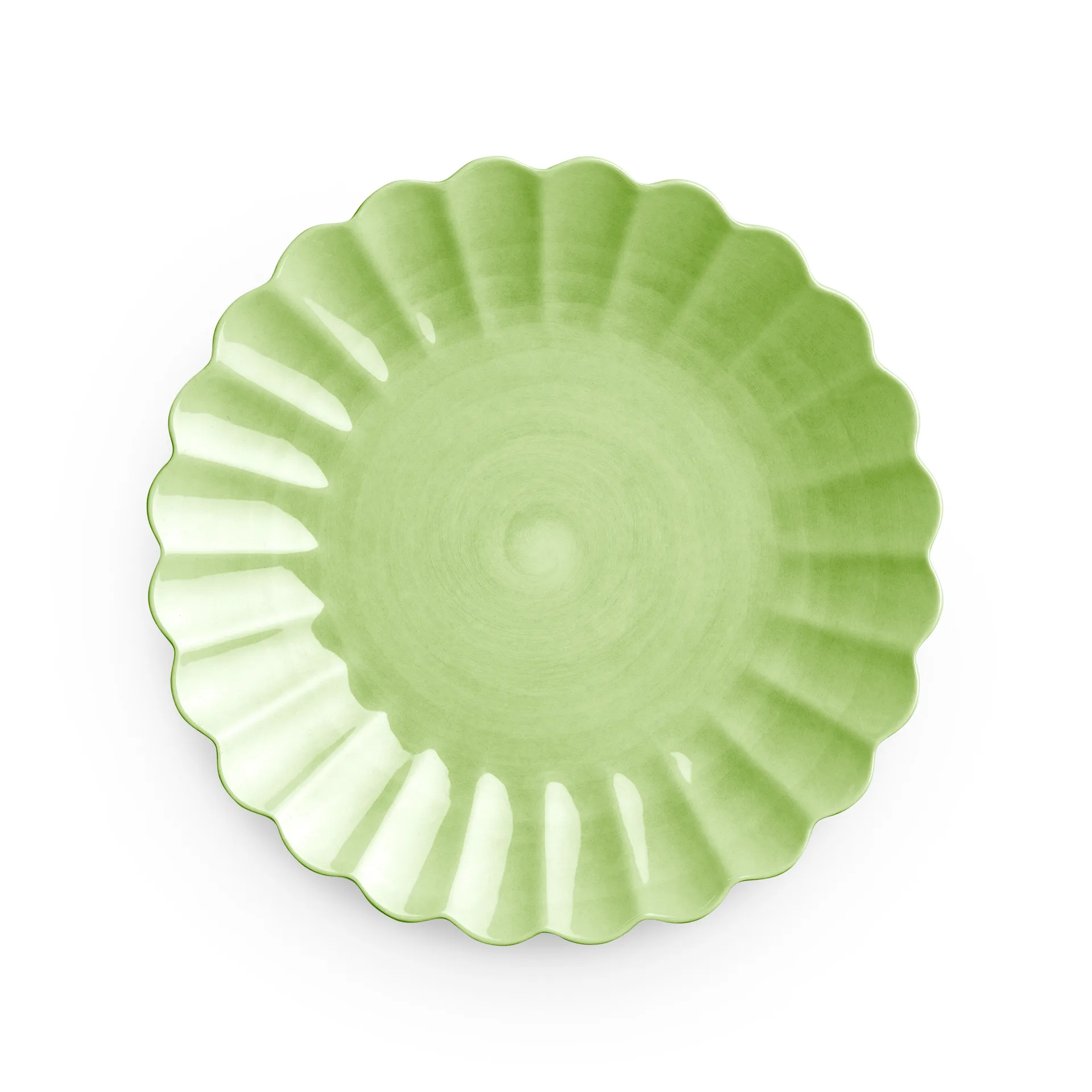Oyster Teller 28cm, Grün Mateus