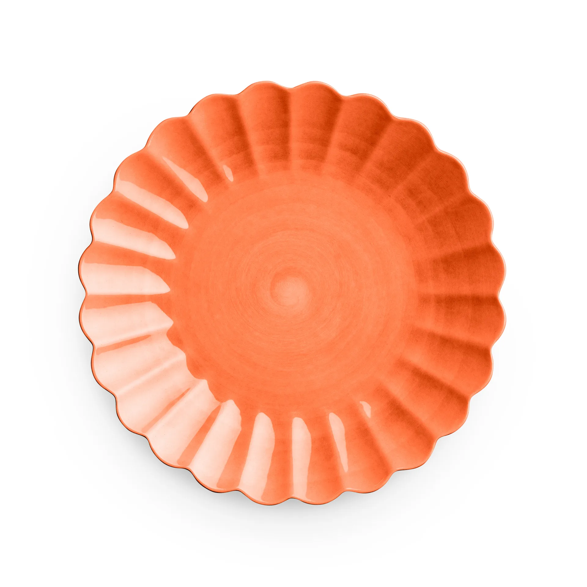Oyster Teller 28cm, Orange Mateus