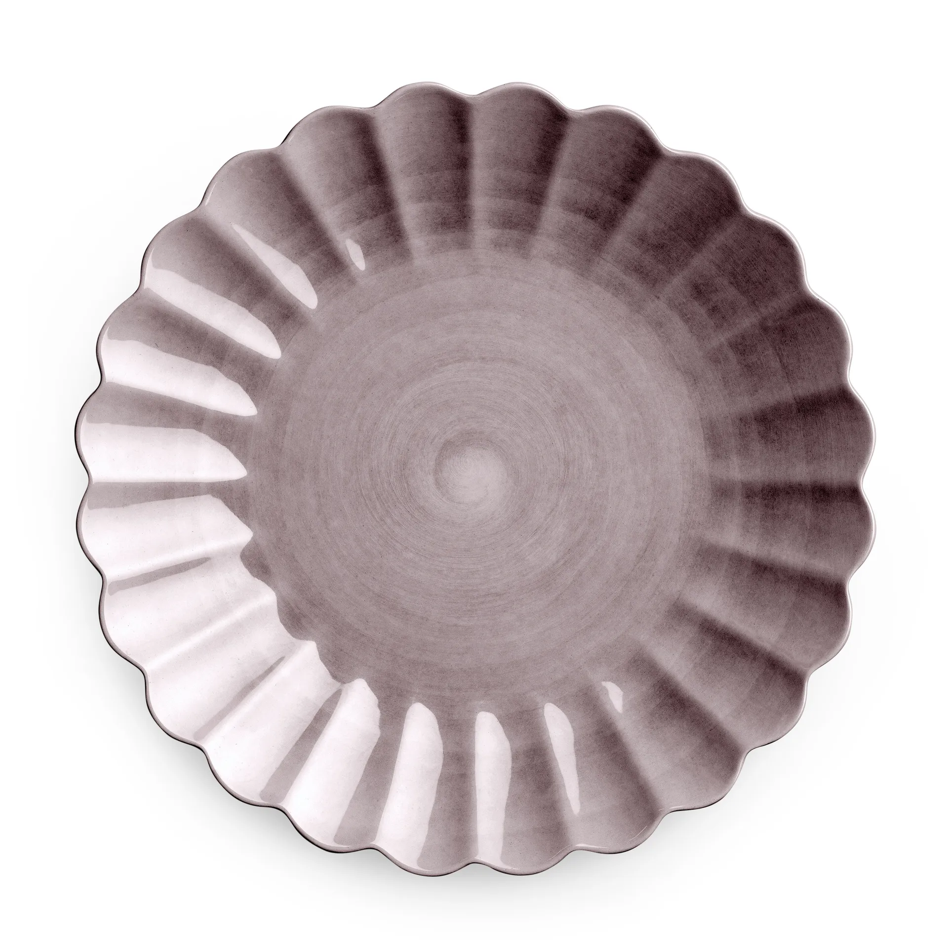 Oyster Teller 28cm, Pflaume Mateus