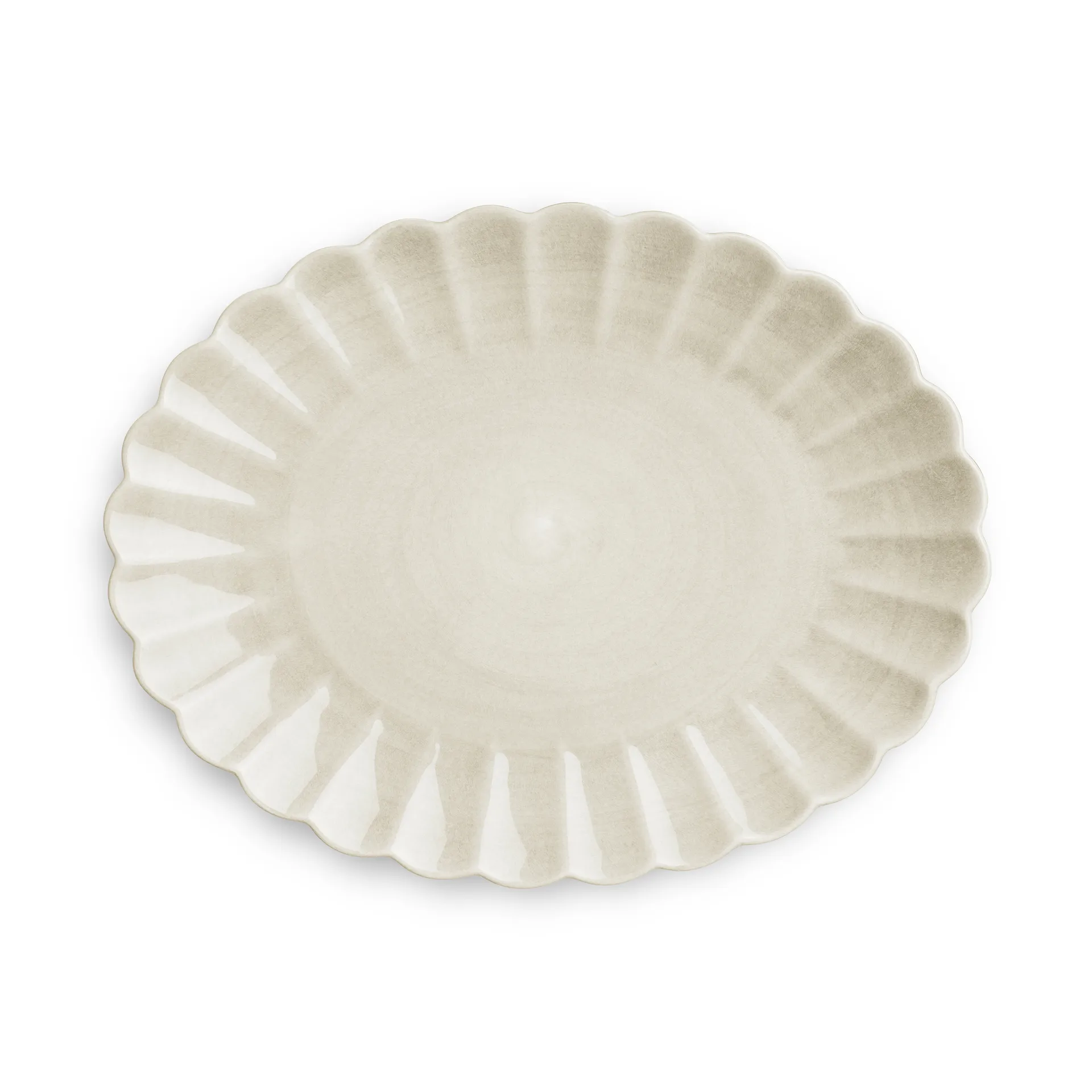 Oyster Teller 30 x 35cm, Sand Mateus