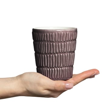 Stripes Becher 30cl - Plum - Mateus