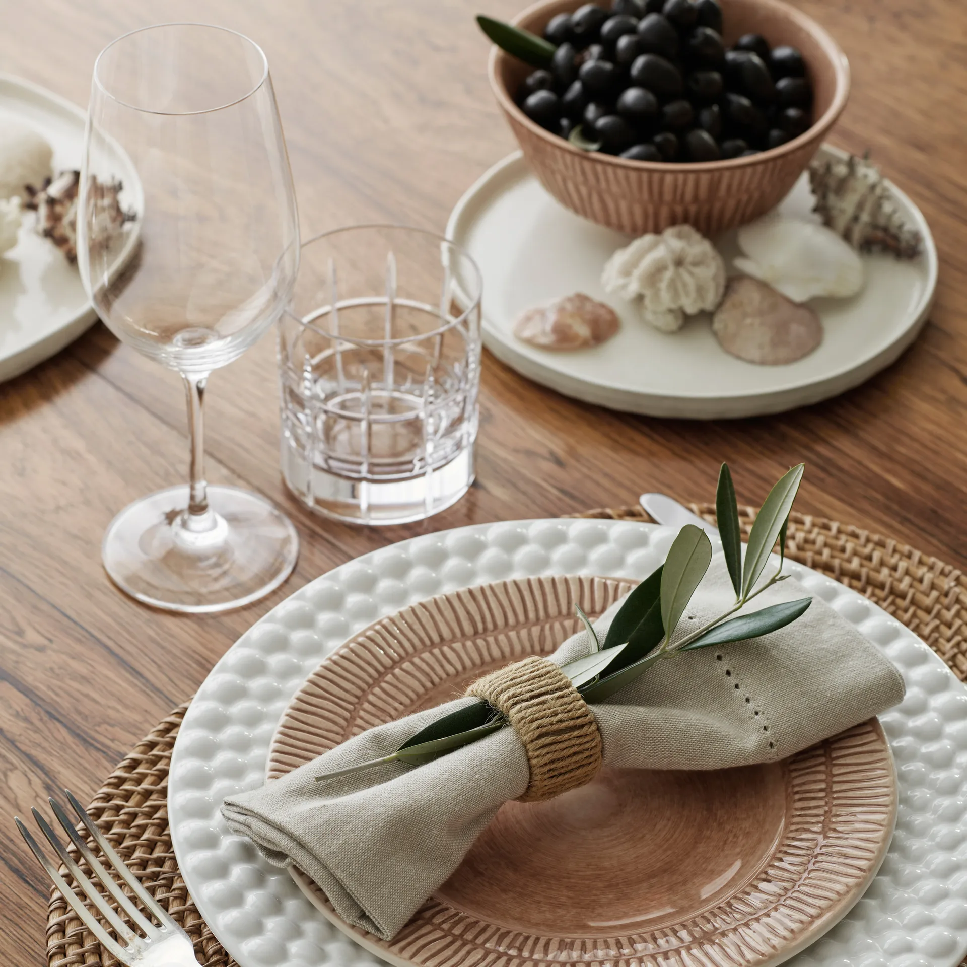 Stripes Teller Ø21cm, Cinnamon Mateus