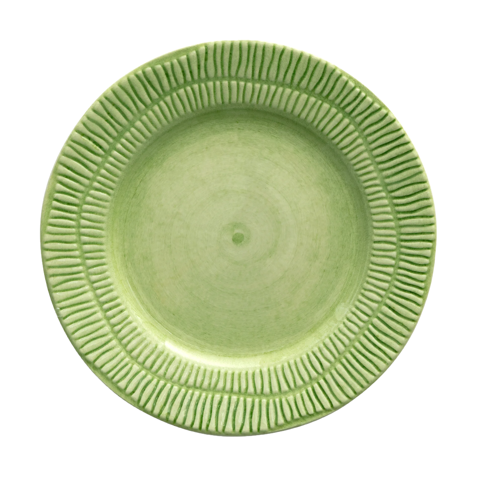 Stripes Teller Ø21cm, Grün Mateus