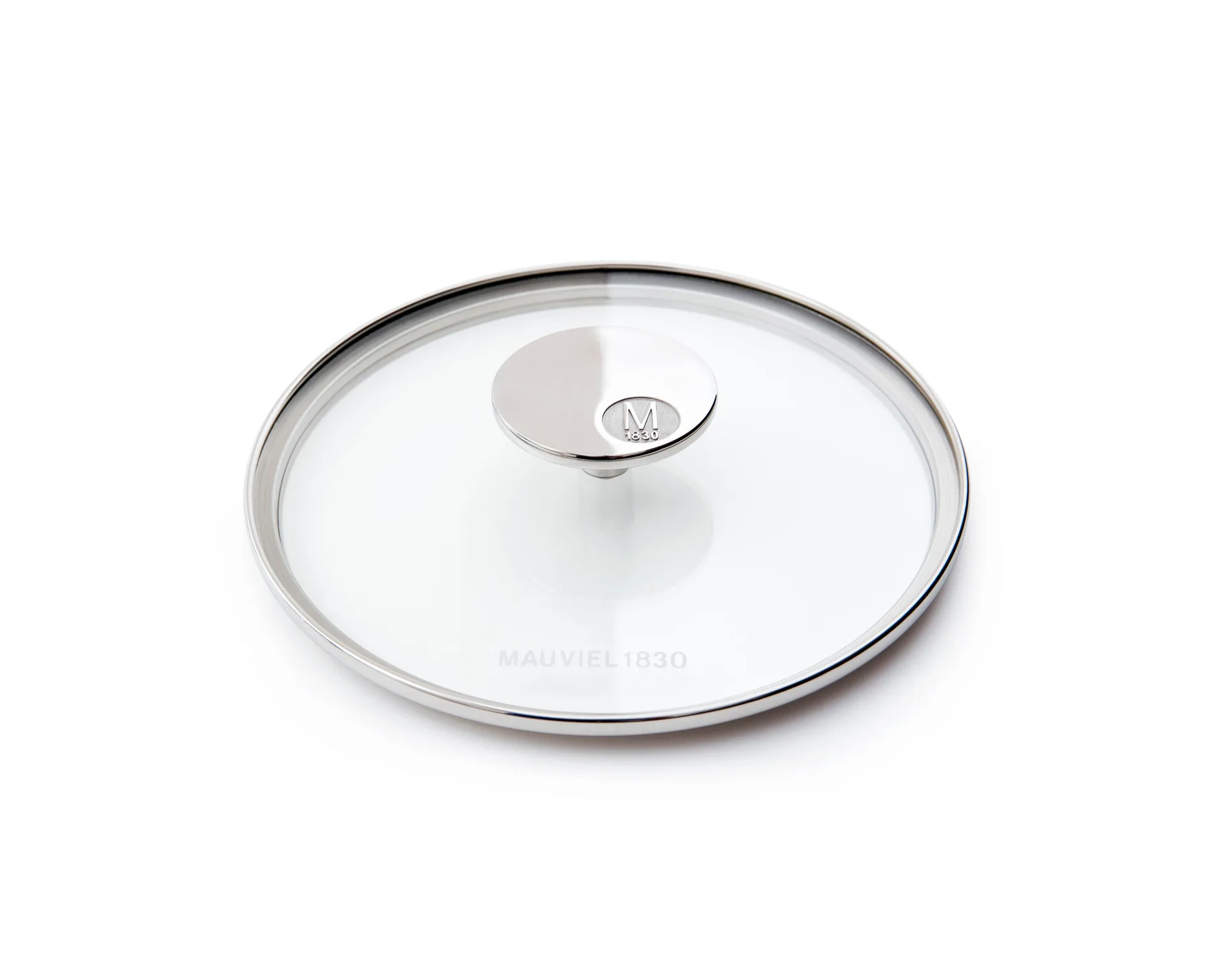 Glasdeckel M'360 18 cm, Glas Stahl Mauviel