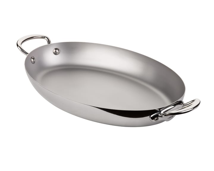 Pfanne mit 2 Griffen oval Cook Style 30 cm - Stahl - Mauviel