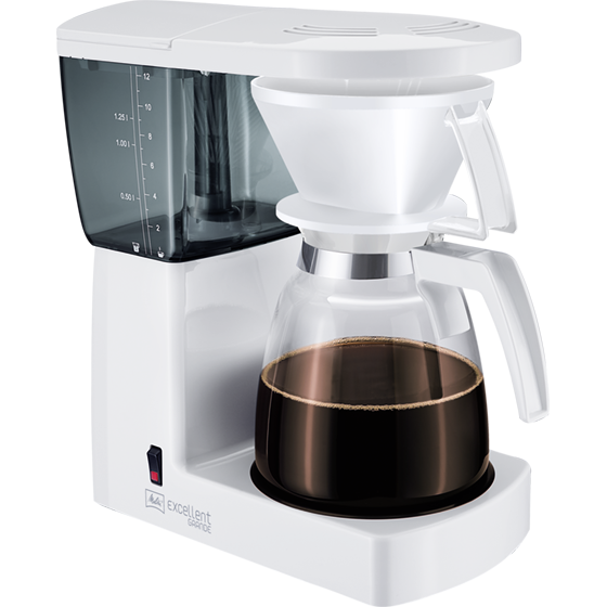Melitta Excellent Grande Kaffeemaschine 1,5 l Weiß