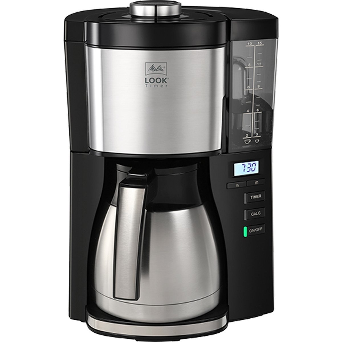 Melitta Look 5.0 Therm Timer Thermoskanne Schwarz