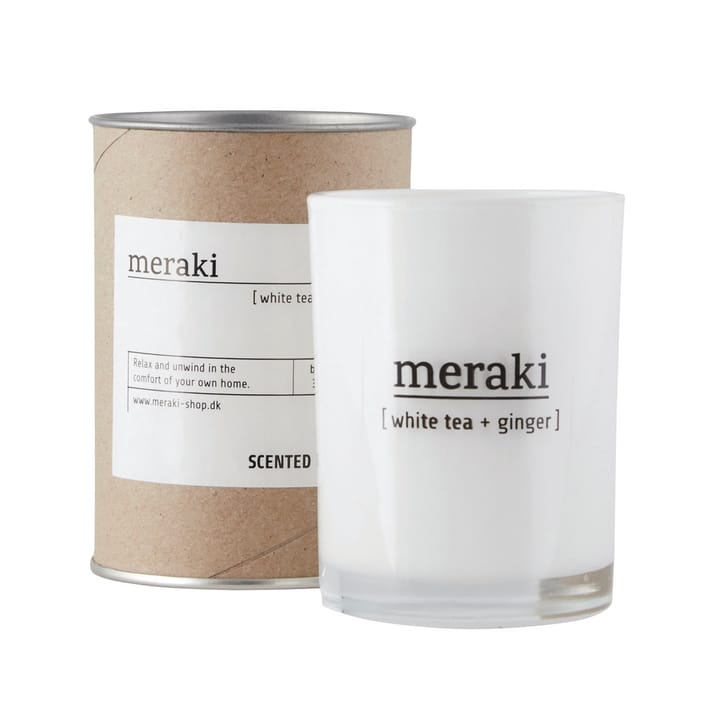 Meraki Duftkerze 12h, White Tea - Ginger Meraki