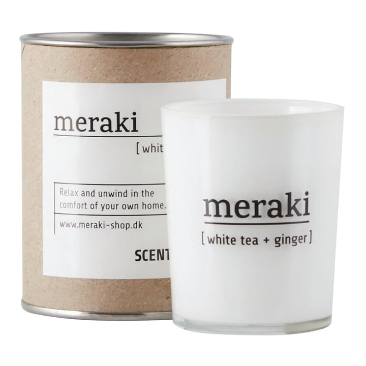 Meraki Duftkerze 35h, White Tea-Ginger Meraki