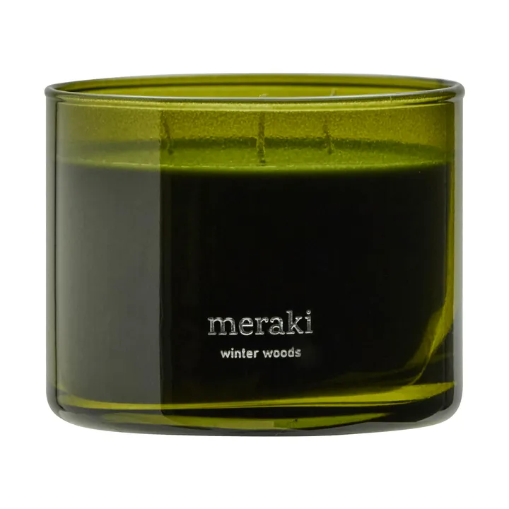 Meraki Duftkerze, 60 Stunden - Winter woods - Meraki