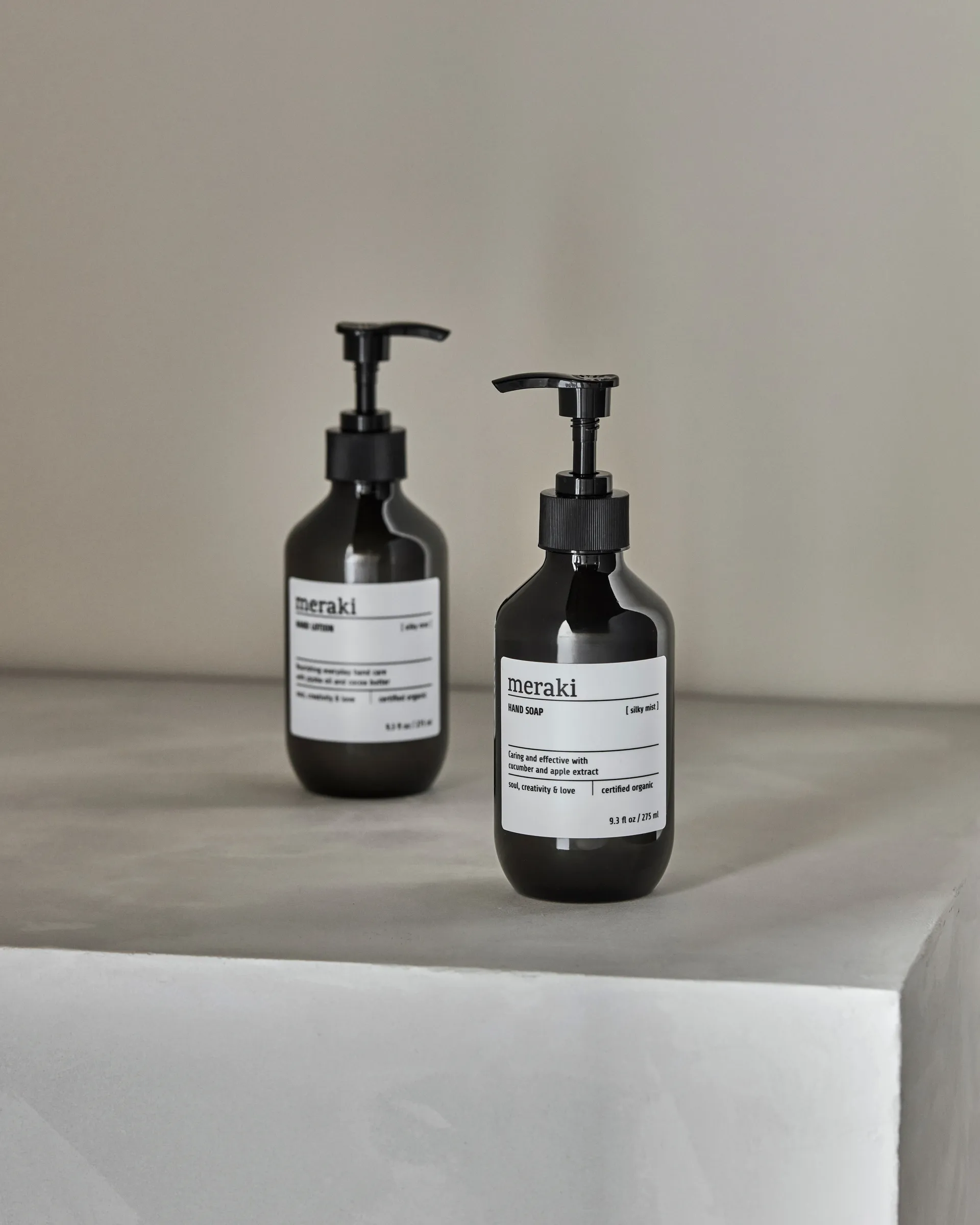 Meraki Geschenkset, Handseife und Handlotion, Silky Mist Meraki