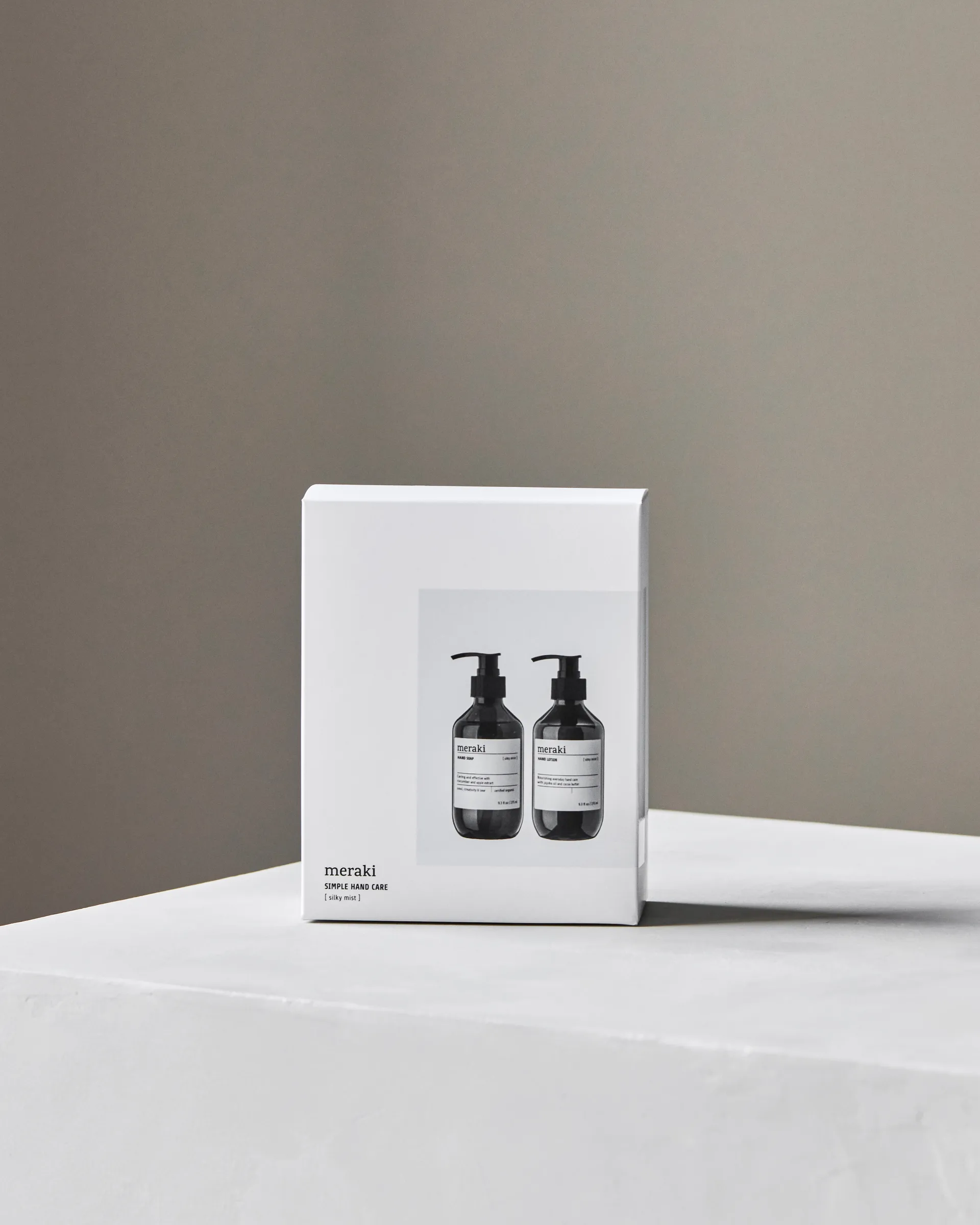 Meraki Geschenkset, Handseife und Handlotion, Silky Mist Meraki