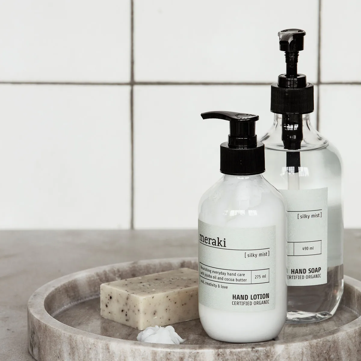 Meraki Handseife 490 ml, Silky mist Meraki